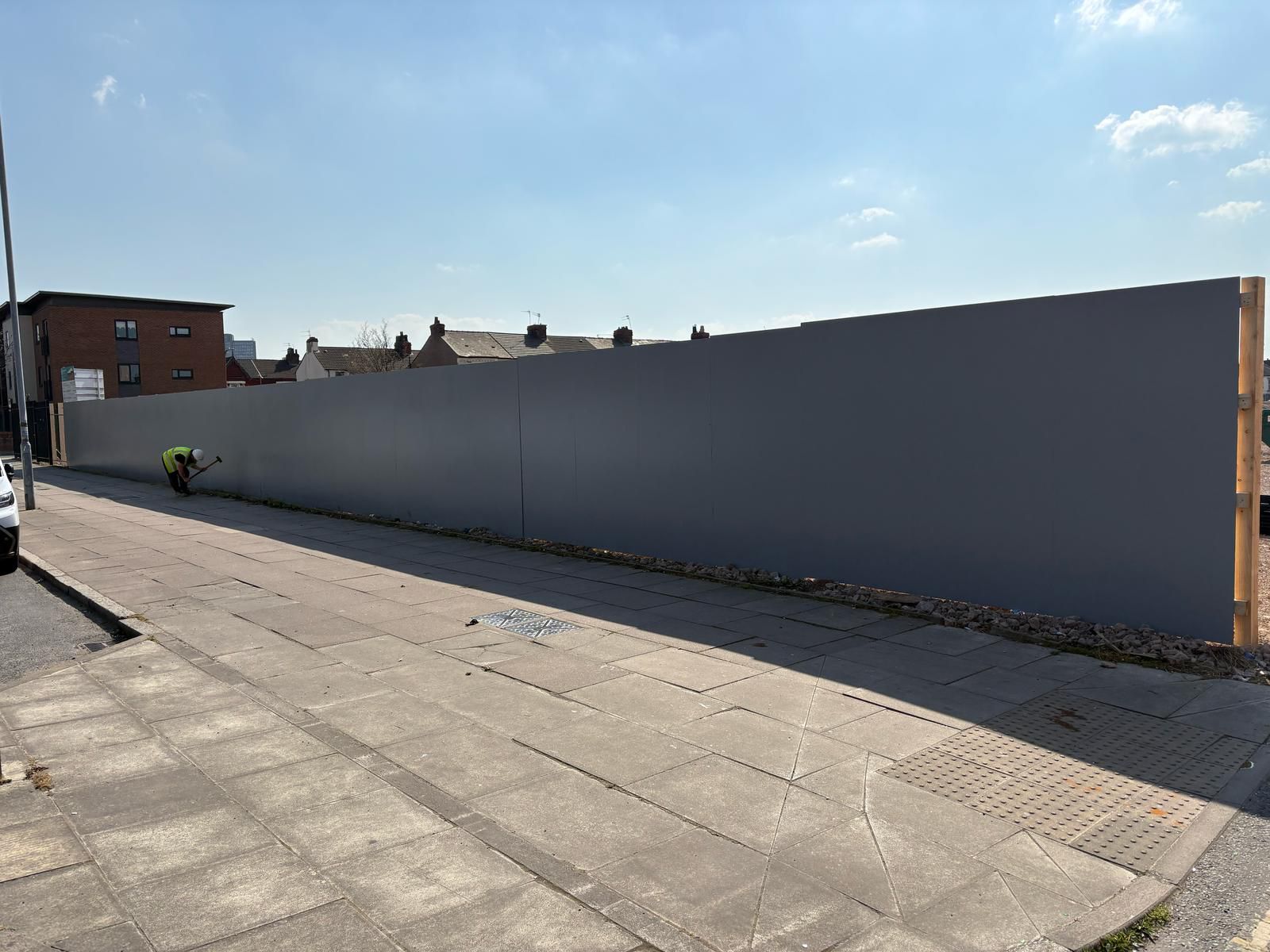 Commercial boundary fencing project